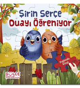 Cute Sparrow Learns to Pray / Puzzle Book